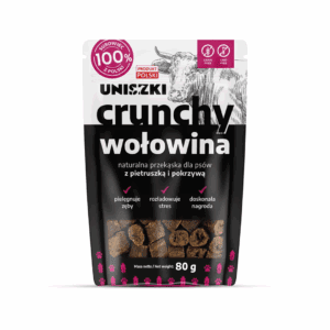 Uniszki Crunchy wołowina – Pietruszka Pokrzywa 80g