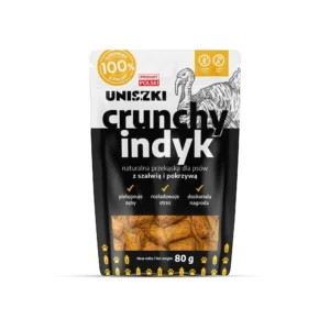 Uniszki Crunchy indyk – Szałwia Pokrzywa 80g