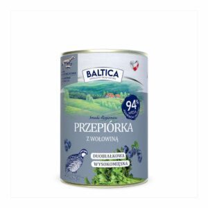 Baltica Karma mokra Przepiórka z wołowina 400g