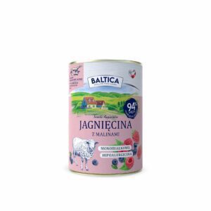 Baltica Karma mokra jagnięcina z malinami 400g