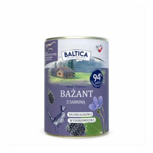 Baltica Karma mokra Bażant z sarniną 400g