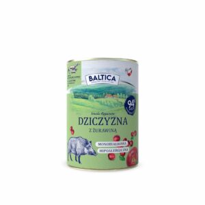 Baltica Karma mokra dziczyzna z żurawiną 400g