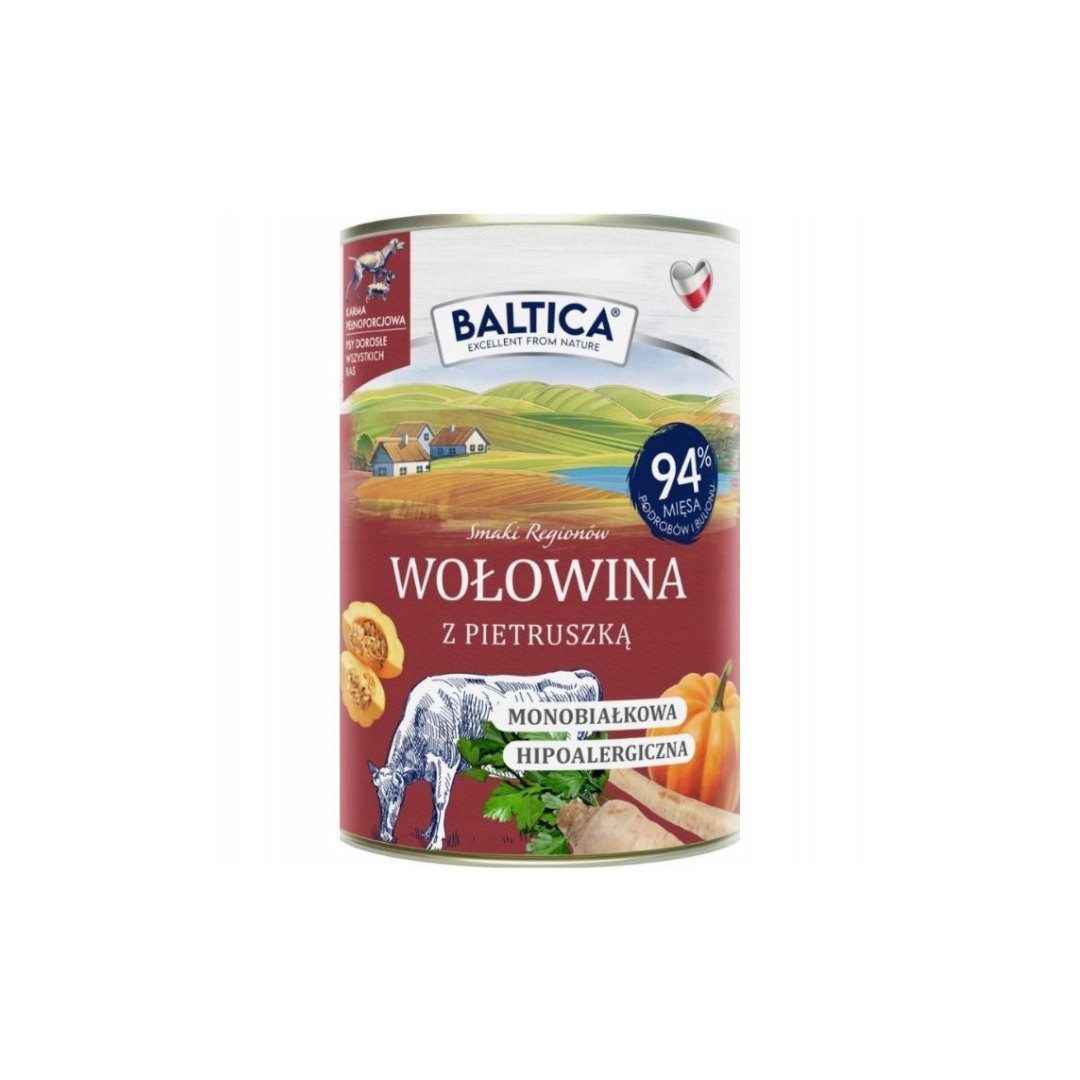Baltica Karma mokra wołowina z pietruszką 400G