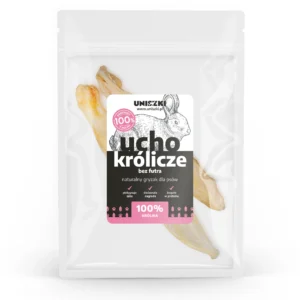 Uniszki Ucho królicze bez futra 2szt