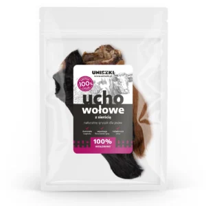Uniszki Ucho wołowe z sierścią 1 szt