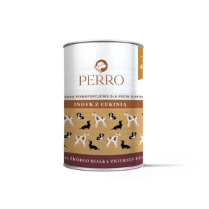 Perro Indyk z cukinią karma mokra dla psa 400g