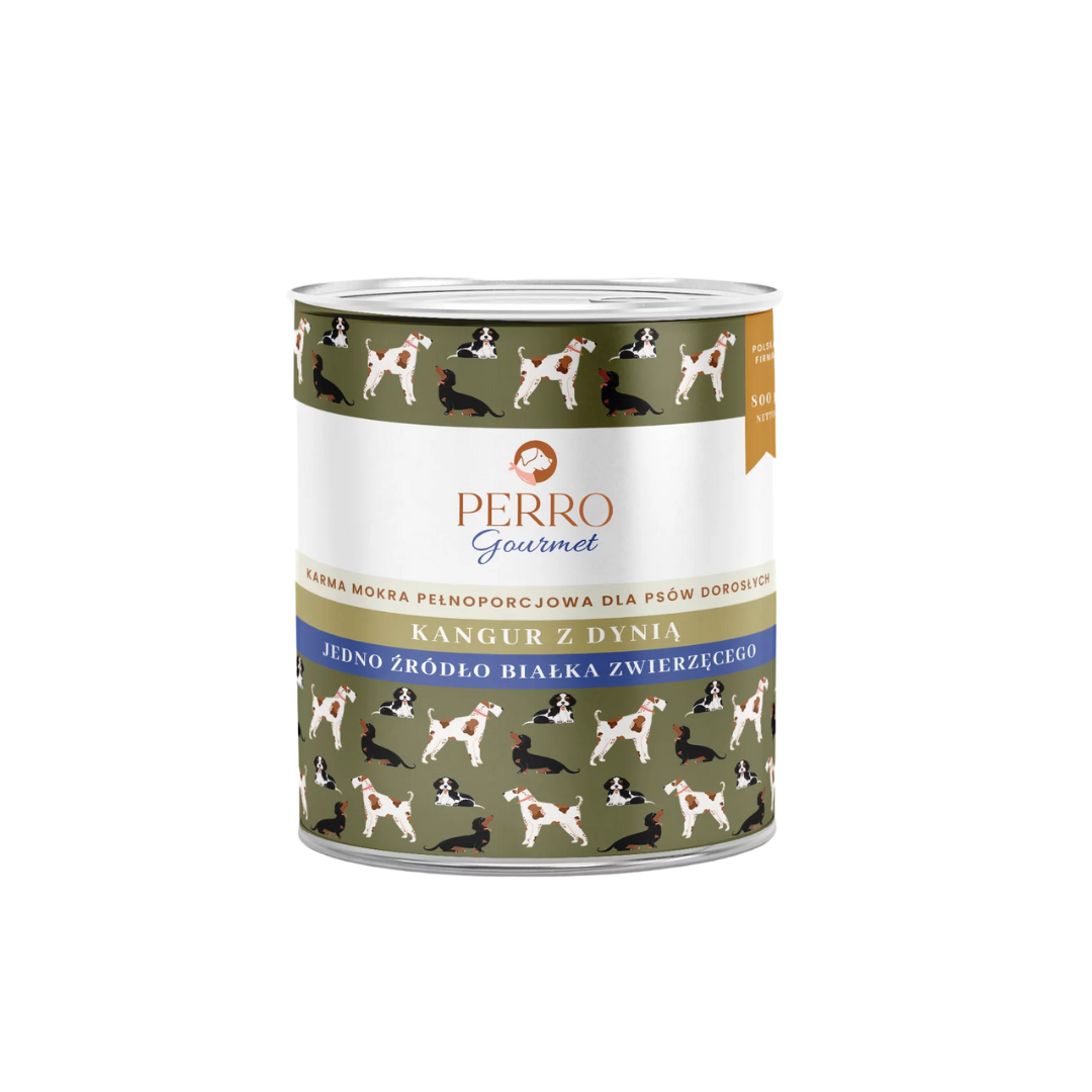 Kangur z dynią karma mokra dla psa
