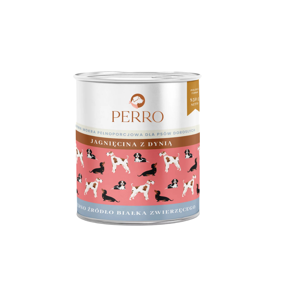 Jagnięcina z dynią karma mokra dla psa