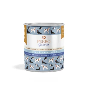 Jeleń z gruszką karma mokra dla szczeniąt