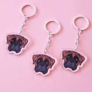 Lenee Brelok Bokser ciemny