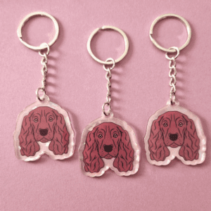 Lenee Brelok Cocker Spaniel brązowy