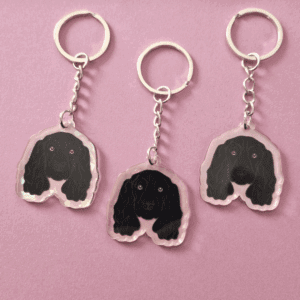 Lenee Brelok Cocker Spaniel czarny