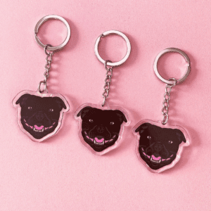 Lenee Brelok Staffik Czarny