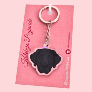 Lenee Brelok Labrador czarny