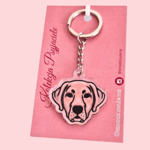 Lenee Brelok Labrador beżowy