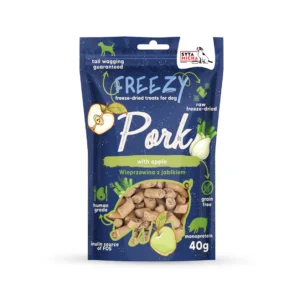 Syta Micha Liofilizowane przysmaki dla psa Wieprzowina z jabłkiem FREEZY 40g