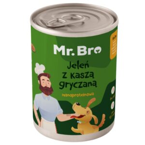 Mr.Bro Karma mokra Jeleń z Kaszą Gryczaną 400g