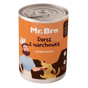 Mr.Bro Karma mokra Dorsz z Marchewką 400g