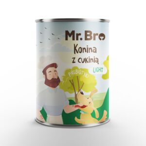 Mr.Bro Karma mokra LIGHT Konina z Cukinią 400g