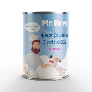 Mr.Bro Karma mokra Junior Wieprzowina z Pietruszką 400g