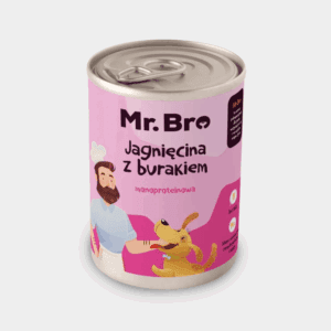 Mr.Bro Karma mokra Jagnięcina z Burakiem 400g