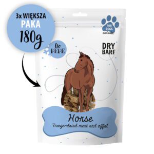 Paka Zwierzaka Przysmak Lio PEPE Horse XL (końska wątróbka) 180g