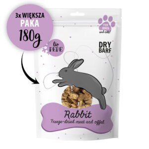 Paka Zwierzaka Przysmak Lio PEPE Rabbit XL (królicza wątrób) 180
