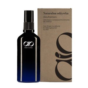 AIO Nature naturalna odżywka dwufazowa ułatwiająca rozczesywanie kołtunów dla zwierząt 100ml