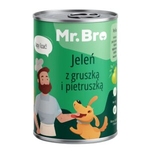 Mr.Bro Jeleń z Gruszką i pietruszką 400g