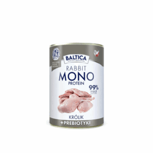 Baltica Karma mokra królik z prebiotykami 400g