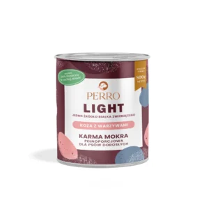 Light koza z warzywami karma mokra dla psa