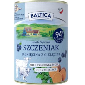 Baltica Karma mokra Junior cielęcina z jagnięciną 400g