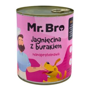 Mr.Bro Karma mokra Jagnięcina z Burakiem 800g