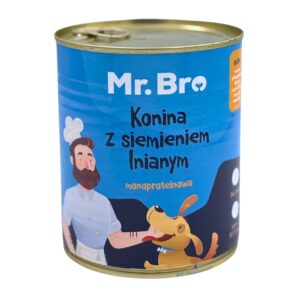 Mr.Bro Karma mokra Konina z Siemieniem lnianym 800g