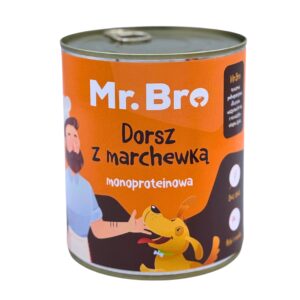 Mr.Bro Karma mokra Dorsz z Marchewką 800g