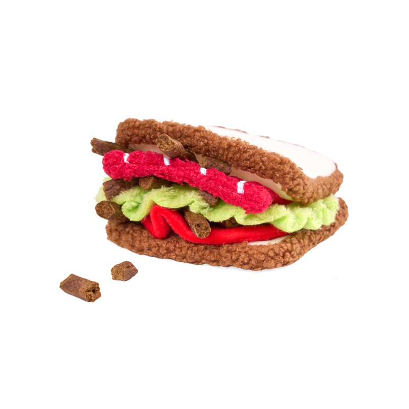 ZippyPaws kanapka węchowa bekon, sałata, pomidor - obrazek 2