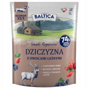 Baltica karma sucha dziczyzna z owocami leśnymi 1kg