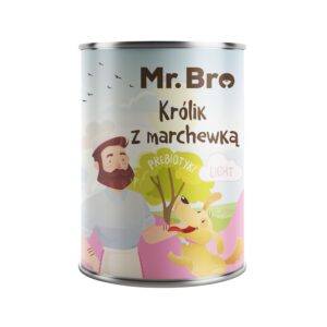 Mr.Bro Karma mokra LIGHT królik z marchewką 400g