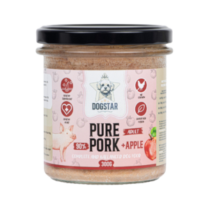 DOGSTAR wieprzowina z jabłkiem karma mokra dla psa 300g