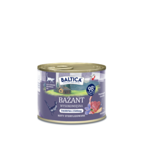 Baltica karma mokra dla kota bażant 185g