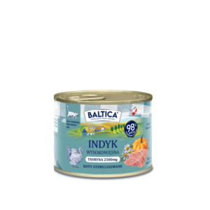 Baltica karma mokra dla kota indyk 185g