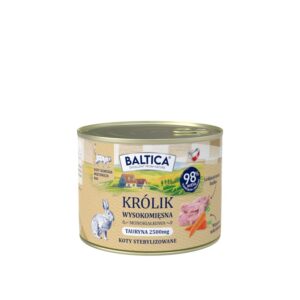 Baltica karma mokra dla kota królik 185g