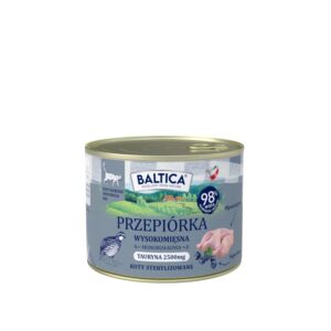 Baltica karma mokra dla kota przepiórka 185g