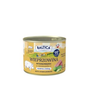 Baltica karma mokra dla kota wieprzowina 185g