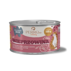 Perro Wieprzowina karma mokra dla kota 185g