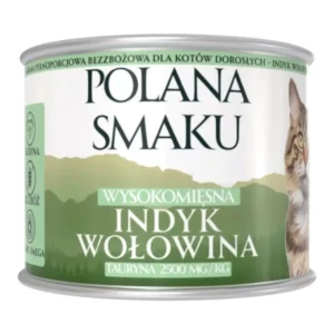 Polana smaku Indyk i wołowina karma mokra dla kota 200g