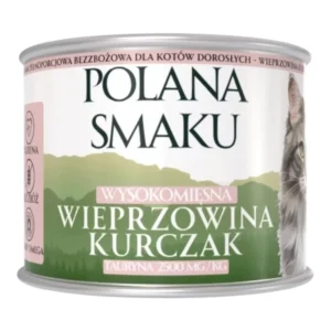 Polana smaku Wieprzowina i kurczak karma mokra dla kota 200g