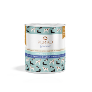 Perro Junior konina z dynią Gourmet karma mokra dla Szczeniąt 800g