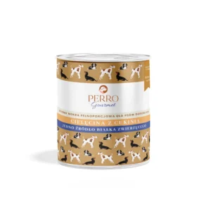 Perro Cielęcina z cukinią Gourmet karma mokra dla psa 800g
